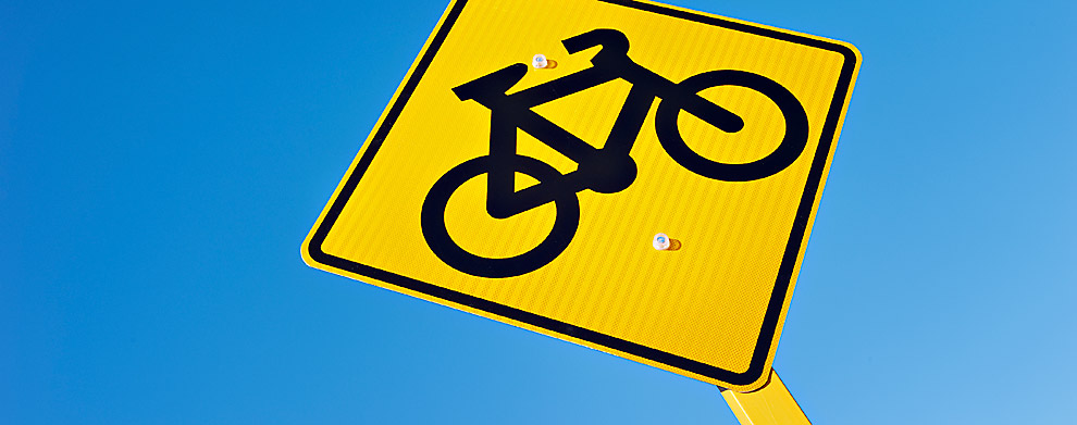 Image of Bicycle Lane Signage