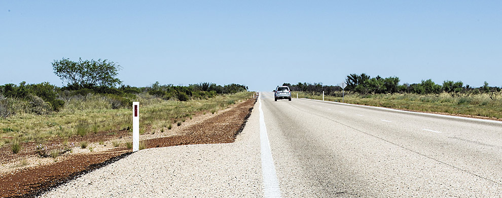 Image of Audible edge lines, Great Northern Highway