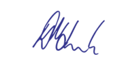 Signature of Des Snook