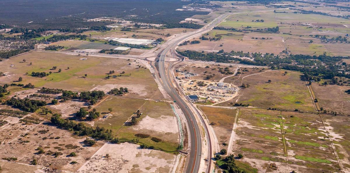 Aerial view of Northlink WA